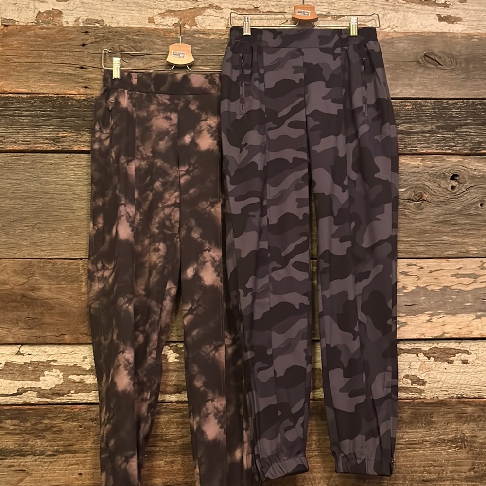 2 RARE Tall Small Stretch Tech Old Navy Joggers